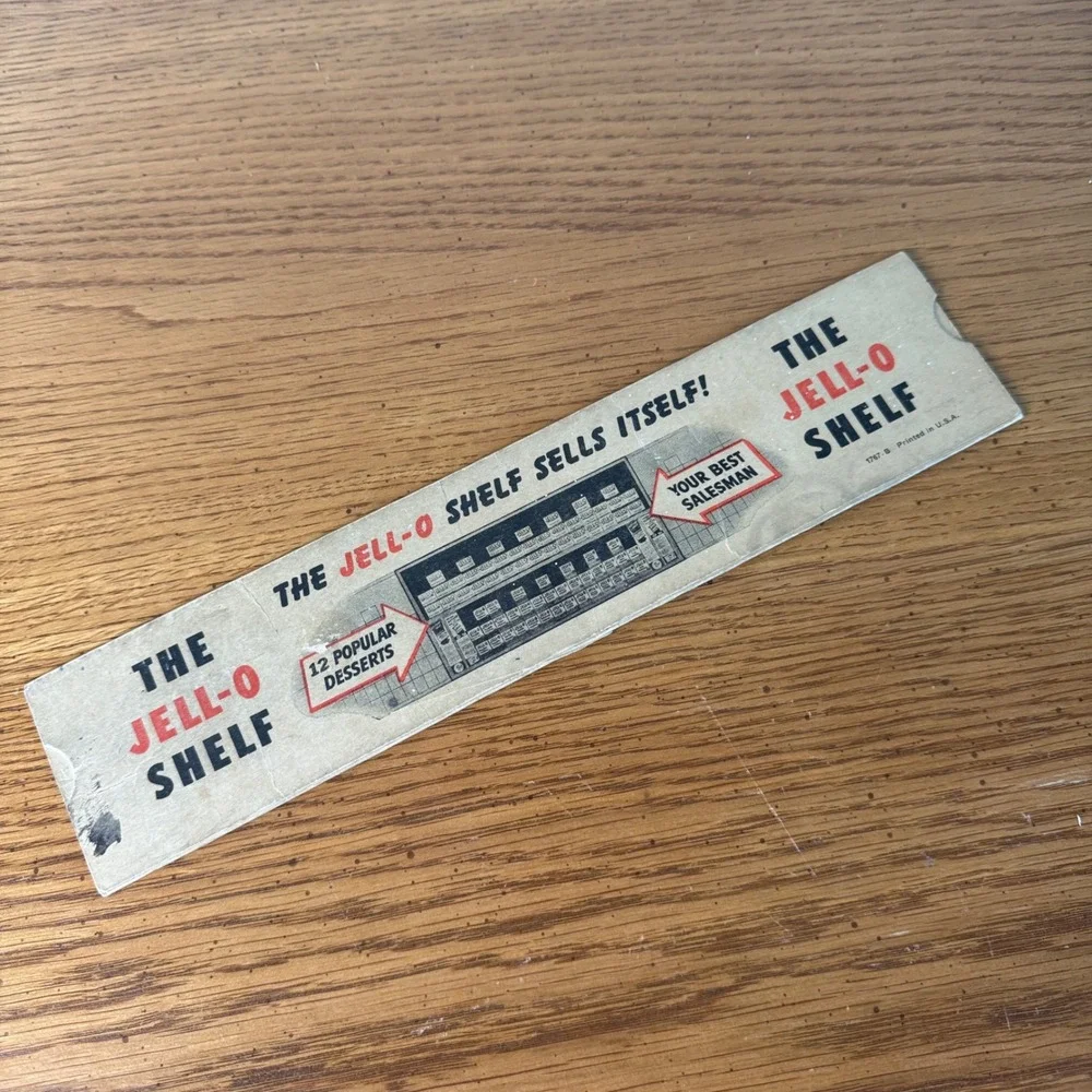 Vintage General Foods‎ Profit Calculator Slide Rule Jell O Shelf Salesman Tool